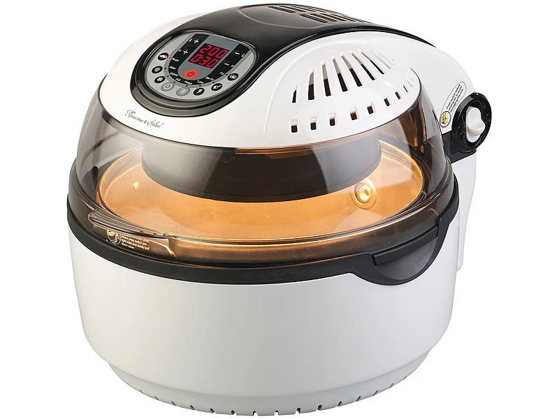 Rosenstein & Söhne Backofen:Digitaler Halogen-Konvektionsofen, 6 Programme, 10 L, 1.200 W, 7 Teile 2 Rosenstein & Söhne Backofen:Digitaler Halogen-Konvektionsofen, 6 Programme, 10 L, 1.200 W, 7 Teile – Bild 2