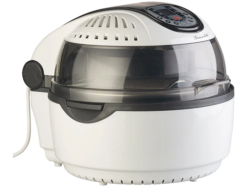 Rosenstein & Söhne Backofen:Digitaler Halogen-Konvektionsofen, 6 Programme, 10 L, 1.200 W, 7 Teile 4 Rosenstein & Söhne Backofen:Digitaler Halogen-Konvektionsofen, 6 Programme, 10 L, 1.200 W, 7 Teile – Bild 4