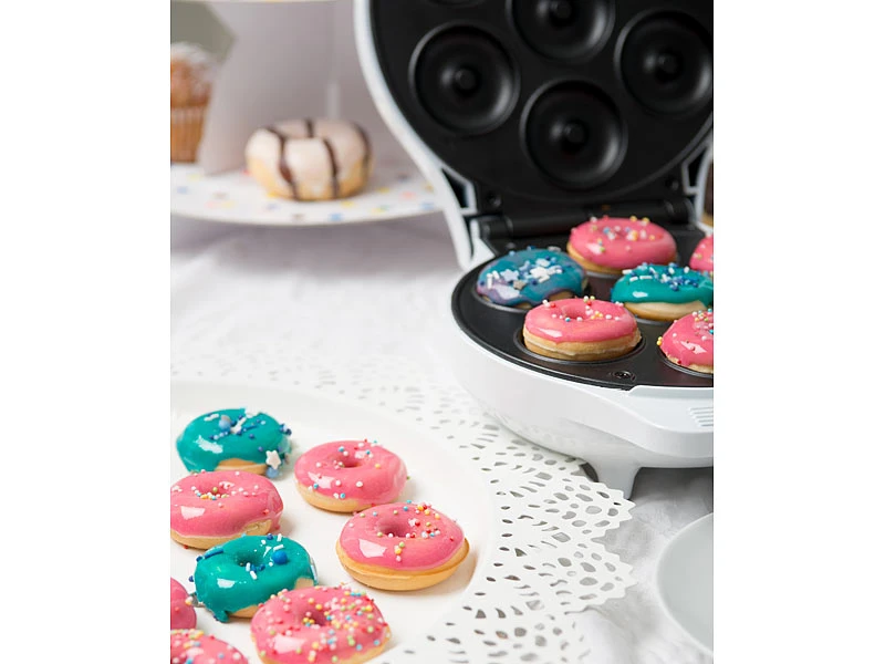 Rosenstein & Söhne Waffeleisen Donut:Mini-Donut-Maker, Antihaftbeschichtet, 1.000 Watt Versandrückläufer 5 Rosenstein & Söhne Waffeleisen Donut:Mini-Donut-Maker, Antihaftbeschichtet, 1.000 Watt Versandrückläufer – Bild 5