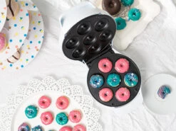 Rosenstein & Söhne Küchenhelfer:Mini-Donut-Maker, Antihaftbeschichtet, 1.000 Watt -Rosenstein & Söhne Shop nx4866 3