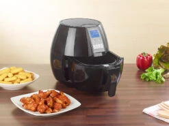 Rosenstein & Söhne Heißluft Kocher:Digitale Multi-Heißluft-Fritteuse Mit 8 Programmen, 1.500 W, 3,2 L -Rosenstein & Söhne Shop nx5760 13