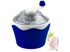 Rosenstein & Söhne Eismaschine Ohne Strom:Manueller Speiseeis-Bereiter Mit Handkurbel, 500-ml-Kühlbehälter -Rosenstein & Söhne Shop nx5987 5