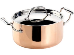 TS Kupfer Töpfe:Kupfer-Kochtopf Mit Deckel, 20 Cm Versandrückläufer -Rosenstein & Söhne Shop nx6013 0 2