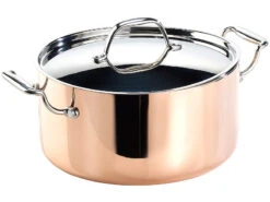 TS Kupfertopfset:Kupfer-Töpfe Und Kupfer-Pfanne, 5-teilig 9 TS Kupfertopfset:Kupfer-Töpfe Und Kupfer-Pfanne, 5-teilig -Rosenstein & Söhne Shop nx6014 0 1