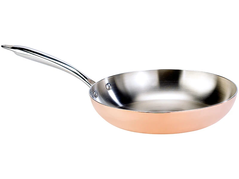 TS Kupfertopfset:Kupfer-Töpfe Und Kupfer-Pfanne, 5-teilig 5 TS Kupfertopfset:Kupfer-Töpfe Und Kupfer-Pfanne, 5-teilig – Bild 5