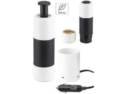 Alternative view of Rosenstein & Söhne Espresso-Kaffee-Maschine:Manueller Mini-Espresso-Maker Mit Versandrückläufer