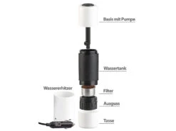 Rosenstein & Söhne Espresso-Kaffee-Maschine:Manueller Mini-Espresso-Maker Mit Versandrückläufer 14 Rosenstein & Söhne Espresso-Kaffee-Maschine:Manueller Mini-Espresso-Maker Mit Versandrückläufer -Rosenstein & Söhne Shop nx6038 11