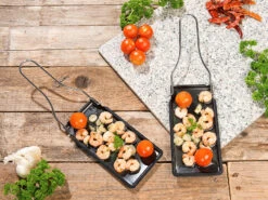 Rosenstein & Söhne Grillpfännchen:2er-Set Grill-Pfännchen Mit Klappbarem Griff, Spülmaschinenfest 15 Rosenstein & Söhne Grillpfännchen:2er-Set Grill-Pfännchen Mit Klappbarem Griff, Spülmaschinenfest -Rosenstein & Söhne Shop nx6046 9