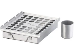 Rosenstein & Söhne Grillaufsatz:5in1-Grill-Aufsatz Aus Edelstahl, 4 Spieße, Für Hähnchen, Gemüse & Co. -Rosenstein & Söhne Shop nx6049 4
