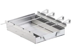 Rosenstein & Söhne Grillaufsatz:5in1-Grill-Aufsatz Aus Edelstahl, 4 Spieße, Für Hähnchen, Gemüse & Co. -Rosenstein & Söhne Shop nx6049 6