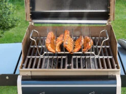 Rosenstein & Söhne Rippchenhalter:2in1-Sparerib-Halter Und Bratenkorb Für Grill Und Ofen, Edelstahl -Rosenstein & Söhne Shop nx6050 4