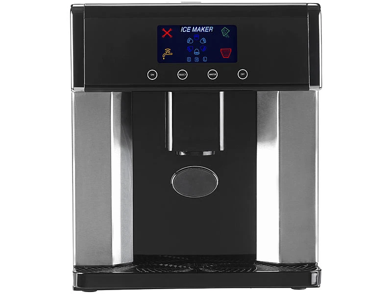 Rosenstein & Söhne Eiswürfel Maschinen:Eiswürfelmaschine & Wasserspender V2 Mit XL-Display, Edelstahl-Gehäuse 14 Rosenstein & Söhne Eiswürfel Maschinen:Eiswürfelmaschine & Wasserspender V2 Mit XL-Display, Edelstahl-Gehäuse – Bild 14