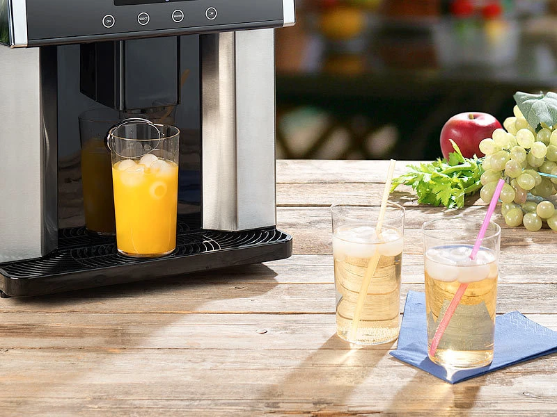 Rosenstein & Söhne Eiswürfel Bereiter:Eiswürfelmaschine & Wasserspender V2 Mit XL-Display, Versandrückläufer 4 Rosenstein & Söhne Eiswürfel Bereiter:Eiswürfelmaschine & Wasserspender V2 Mit XL-Display, Versandrückläufer – Bild 4