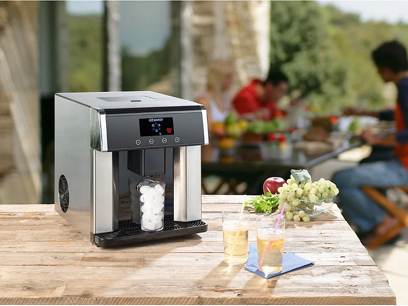 Rosenstein & Söhne Eiswürfel Bereiter:Eiswürfelmaschine & Wasserspender V2 Mit XL-Display, Versandrückläufer 5 Rosenstein & Söhne Eiswürfel Bereiter:Eiswürfelmaschine & Wasserspender V2 Mit XL-Display, Versandrückläufer – Bild 5