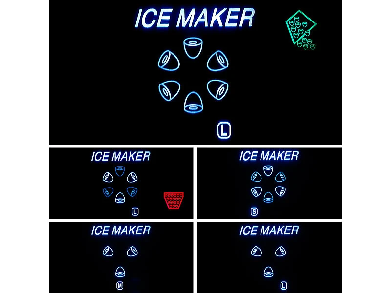 Rosenstein & Söhne Eiswürfel Maschinen:Eiswürfelmaschine & Wasserspender V2 Mit XL-Display, Edelstahl-Gehäuse 6 Rosenstein & Söhne Eiswürfel Maschinen:Eiswürfelmaschine & Wasserspender V2 Mit XL-Display, Edelstahl-Gehäuse – Bild 6