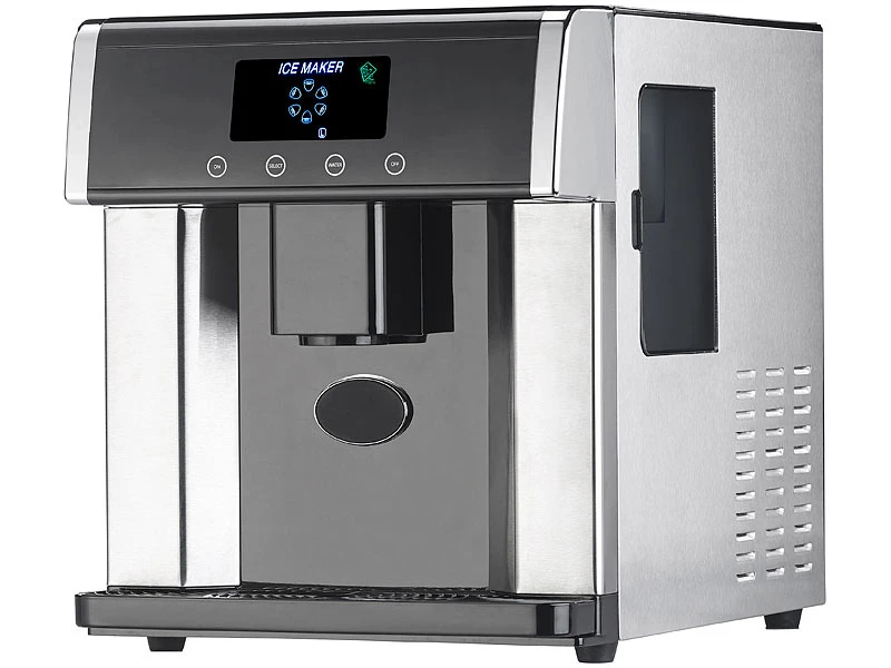 Rosenstein & Söhne Eiswürfel Bereiter:Eiswürfelmaschine & Wasserspender V2 Mit XL-Display, Versandrückläufer 12 Rosenstein & Söhne Eiswürfel Bereiter:Eiswürfelmaschine & Wasserspender V2 Mit XL-Display, Versandrückläufer – Bild 12