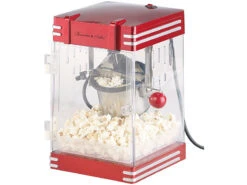Rosenstein & Söhne Popcornmaker:Mini-Retro-Popcorn-Maschine "Theater" Im 50er-Jahre-Look, 230 Watt