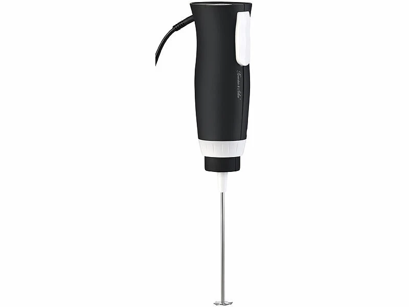 Rosenstein & Söhne Mini Mixer:Elektrischer Profi-Mini-Handmixer, Mixbecher-Aufsatz, 2 Stufen, 30 W 2 Rosenstein & Söhne Mini Mixer:Elektrischer Profi-Mini-Handmixer, Mixbecher-Aufsatz, 2 Stufen, 30 W – Bild 2