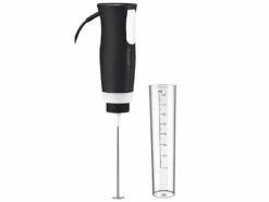 Rosenstein & Söhne Mini Mixer:Elektrischer Profi-Mini-Handmixer, Mixbecher-Aufsatz, 2 Stufen, 30 W