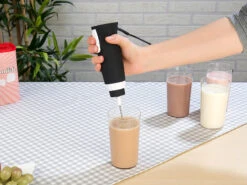 Rosenstein & Söhne Mini Mixer:Elektrischer Profi-Mini-Handmixer, Mixbecher-Aufsatz, 2 Stufen, 30 W 11 Rosenstein & Söhne Mini Mixer:Elektrischer Profi-Mini-Handmixer, Mixbecher-Aufsatz, 2 Stufen, 30 W -Rosenstein & Söhne Shop nx6274 6