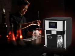 Rosenstein & Söhne Crushed Ice Maschine:Profi-Eiswürfelmaschine Mit Crushed Ice & Kaltwasser, XXL-Touchdisplay 10 Rosenstein & Söhne Crushed Ice Maschine:Profi-Eiswürfelmaschine Mit Crushed Ice & Kaltwasser, XXL-Touchdisplay -Rosenstein & Söhne Shop nx6345 5 1