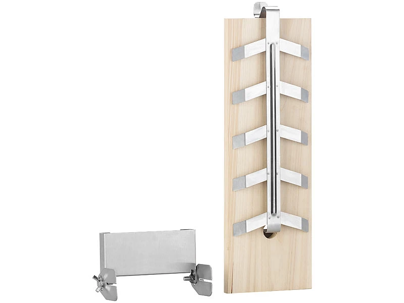 Rosenstein & Söhne Flammlachs Halterung:Flammlachs-Bretter, Zedernholz, Versandrückläufer 5 Rosenstein & Söhne Flammlachs Halterung:Flammlachs-Bretter, Zedernholz, Versandrückläufer – Bild 5