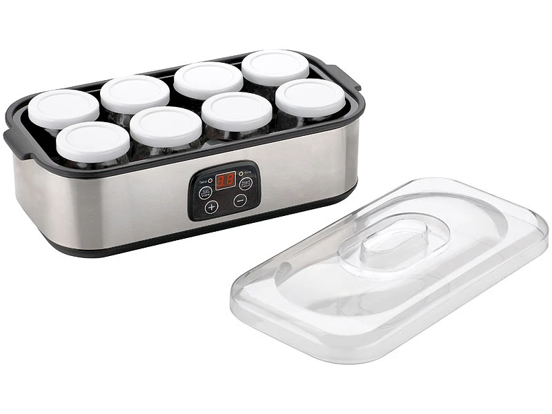 Rosenstein & Söhne Joghurt-Machine:Joghurt-Maker, Timer & Temperatur-Einstellung, Versandrückläufer 3 Rosenstein & Söhne Joghurt-Machine:Joghurt-Maker, Timer & Temperatur-Einstellung, Versandrückläufer – Bild 3
