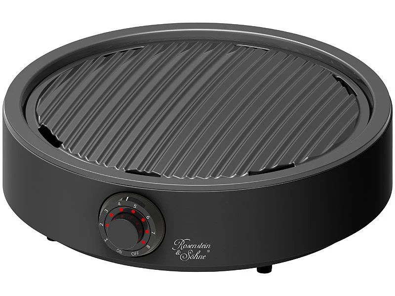 Rosenstein & Söhne Infrarot Kocher:2in1-Glaskeramik-Kochplatte & Rauchfreier Infrarot-Tischgrill, 2.000 W 3 Rosenstein & Söhne Infrarot Kocher:2in1-Glaskeramik-Kochplatte & Rauchfreier Infrarot-Tischgrill, 2.000 W – Bild 3