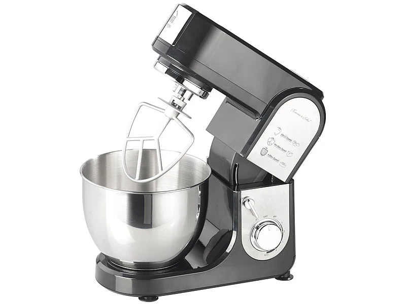 Rosenstein & Söhne All In One Küchengerät:All-in-One-Küchenmaschine Mit Fleischwolf Und Mixaufsatz, 1.000 Watt 6 Rosenstein & Söhne All In One Küchengerät:All-in-One-Küchenmaschine Mit Fleischwolf Und Mixaufsatz, 1.000 Watt – Bild 6