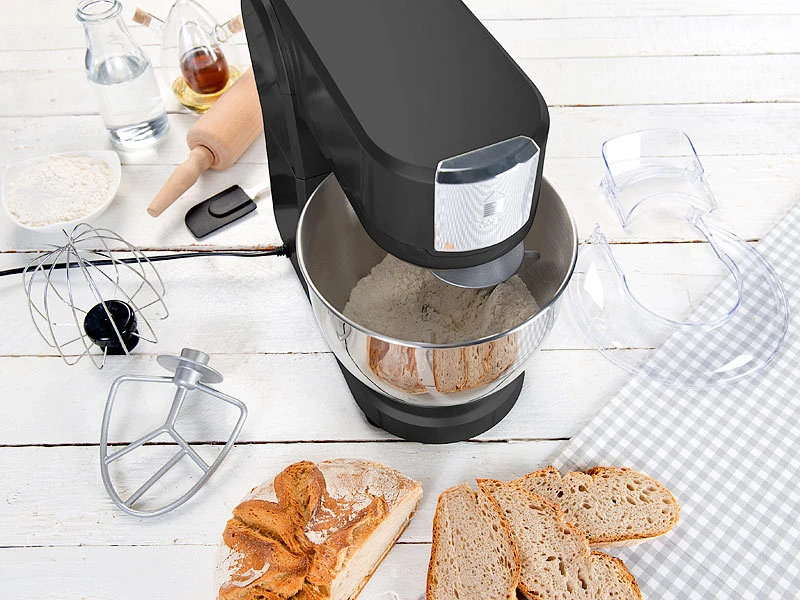 Rosenstein & Söhne All In One Küchengerät:All-in-One-Küchenmaschine Mit Fleischwolf Und Mixaufsatz, 1.000 Watt 18 Rosenstein & Söhne All In One Küchengerät:All-in-One-Küchenmaschine Mit Fleischwolf Und Mixaufsatz, 1.000 Watt – Bild 18