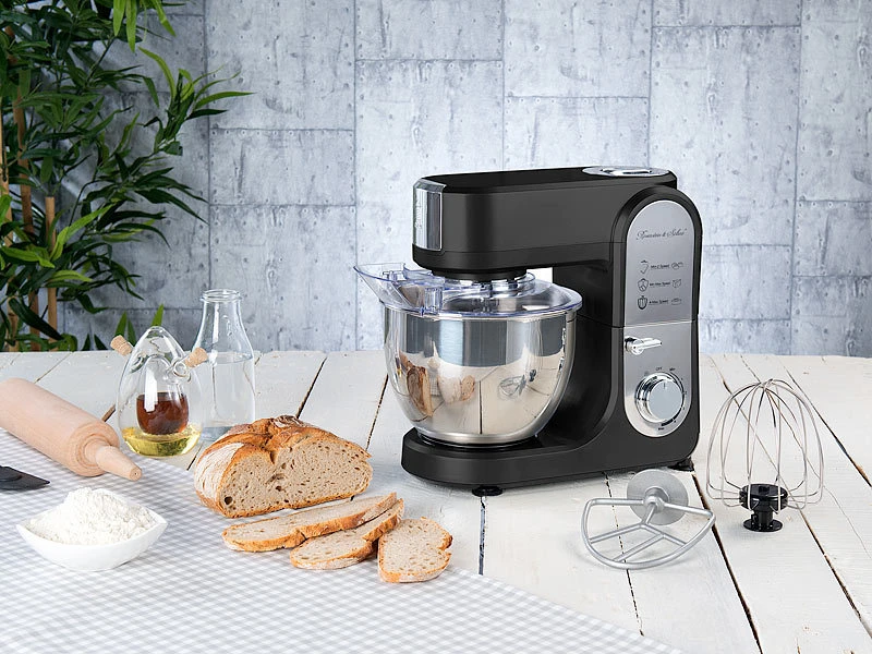 Rosenstein & Söhne All In One Küchengerät:All-in-One-Küchenmaschine Mit Fleischwolf Und Mixaufsatz, 1.000 Watt 19 Rosenstein & Söhne All In One Küchengerät:All-in-One-Küchenmaschine Mit Fleischwolf Und Mixaufsatz, 1.000 Watt – Bild 19