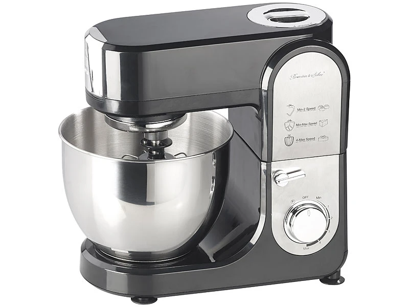 Rosenstein & Söhne All In One Küchengerät:All-in-One-Küchenmaschine Mit Fleischwolf Und Mixaufsatz, 1.000 Watt 9 Rosenstein & Söhne All In One Küchengerät:All-in-One-Küchenmaschine Mit Fleischwolf Und Mixaufsatz, 1.000 Watt – Bild 9