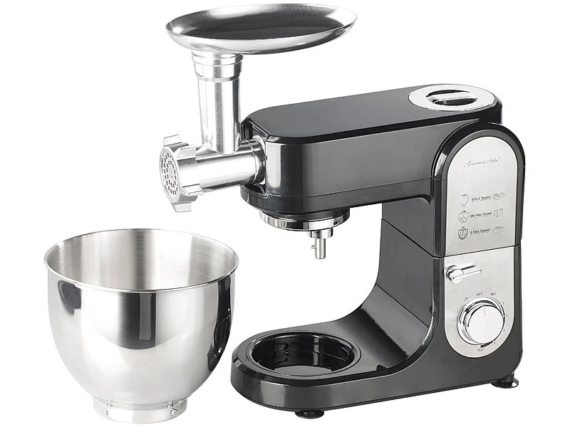 Rosenstein & Söhne All In One Küchengerät:All-in-One-Küchenmaschine Mit Fleischwolf Und Mixaufsatz, 1.000 Watt 13 Rosenstein & Söhne All In One Küchengerät:All-in-One-Küchenmaschine Mit Fleischwolf Und Mixaufsatz, 1.000 Watt – Bild 13