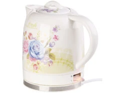 Rosenstein & Söhne Wasserkocher Blumen:Keramik-Wasserkocher Mit Blumenmuster, 1,7 Liter, 1.500 Watt 12 Rosenstein & Söhne Wasserkocher Blumen:Keramik-Wasserkocher Mit Blumenmuster, 1,7 Liter, 1.500 Watt -Rosenstein & Söhne Shop nx6756 2 1