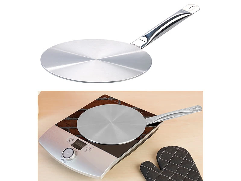 Rosenstein & Söhne Induktionskochplatte:Universal-Adapterplatte Für Induktions-Kochfelder, Ø 24 Cm 1 Rosenstein & Söhne Induktionskochplatte:Universal-Adapterplatte Für Induktions-Kochfelder, Ø 24 Cm