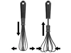 Rosenstein & Söhne Schneebesen Kunststoff:Flexibler Schneebesen, Verstellbare Breite Für Flache & Tiefe Gefäße 14 Rosenstein & Söhne Schneebesen Kunststoff:Flexibler Schneebesen, Verstellbare Breite Für Flache & Tiefe Gefäße -Rosenstein & Söhne Shop nx6899 9