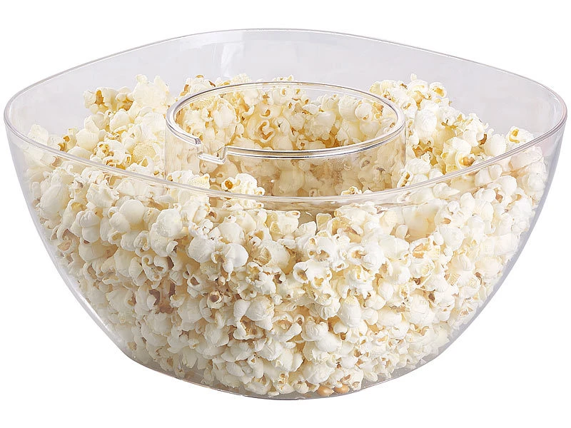 Rosenstein & Söhne Popcorn-Selbermachen:Heißluft-Popcorn-Maschine Mit Auffangschale, Für 80 G Mais, 1.200 Watt 2 Rosenstein & Söhne Popcorn-Selbermachen:Heißluft-Popcorn-Maschine Mit Auffangschale, Für 80 G Mais, 1.200 Watt – Bild 2