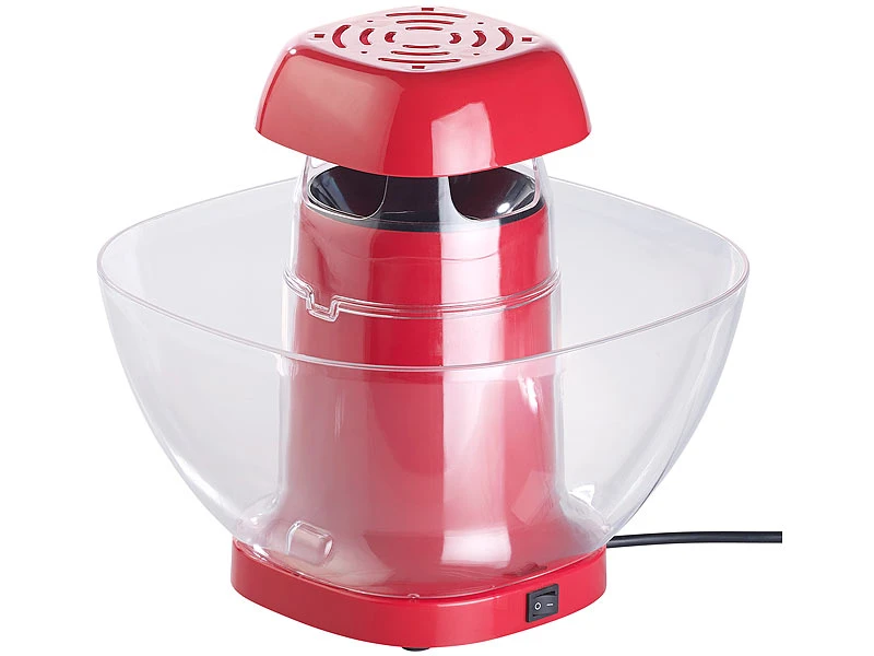 Rosenstein & Söhne Popcorn-Selbermachen:Heißluft-Popcorn-Maschine Mit Auffangschale, Für 80 G Mais, 1.200 Watt 7 Rosenstein & Söhne Popcorn-Selbermachen:Heißluft-Popcorn-Maschine Mit Auffangschale, Für 80 G Mais, 1.200 Watt – Bild 7