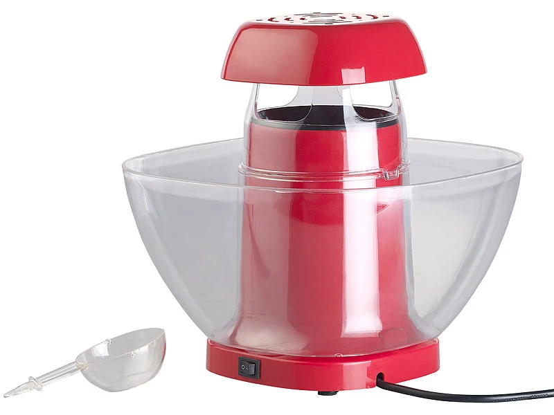 Rosenstein & Söhne Popcorn-Selbermachen:Heißluft-Popcorn-Maschine Mit Auffangschale, Für 80 G Mais, 1.200 Watt 3 Rosenstein & Söhne Popcorn-Selbermachen:Heißluft-Popcorn-Maschine Mit Auffangschale, Für 80 G Mais, 1.200 Watt – Bild 3