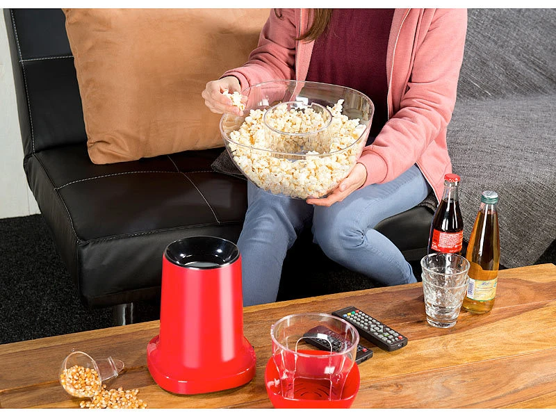 Rosenstein & Söhne Popcorn-Selbermachen:Heißluft-Popcorn-Maschine Mit Auffangschale, Für 80 G Mais, 1.200 Watt 5 Rosenstein & Söhne Popcorn-Selbermachen:Heißluft-Popcorn-Maschine Mit Auffangschale, Für 80 G Mais, 1.200 Watt – Bild 5