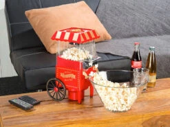 Rosenstein & Söhne Popkornmaker:Retro-Heißluft-Popcorn-Maschine, Miniatur-Rollwagen-Optik, 1.200 Watt 9 Rosenstein & Söhne Popkornmaker:Retro-Heißluft-Popcorn-Maschine, Miniatur-Rollwagen-Optik, 1.200 Watt -Rosenstein & Söhne Shop nx6933 7 1
