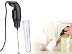 Alternative view of Rosenstein & Söhne Mini Handmixer:Elektrischer Quirl-Handmixer F. Drinks, Frappés, Versandrückläufer