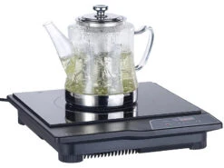 Rosenstein & Söhne Teekocher:2in1-Glas-Teebereiter & Teekanne Für Alle Herde, Auch Induktion, 1,5 L -Rosenstein & Söhne Shop nx7434 4