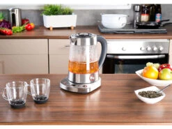 Rosenstein & Söhne Automatischer Teekocher:Automatischer Wasserkocher & Teebereiter, Dampf-Funktion, 6 Programme -Rosenstein & Söhne Shop nx7713 15
