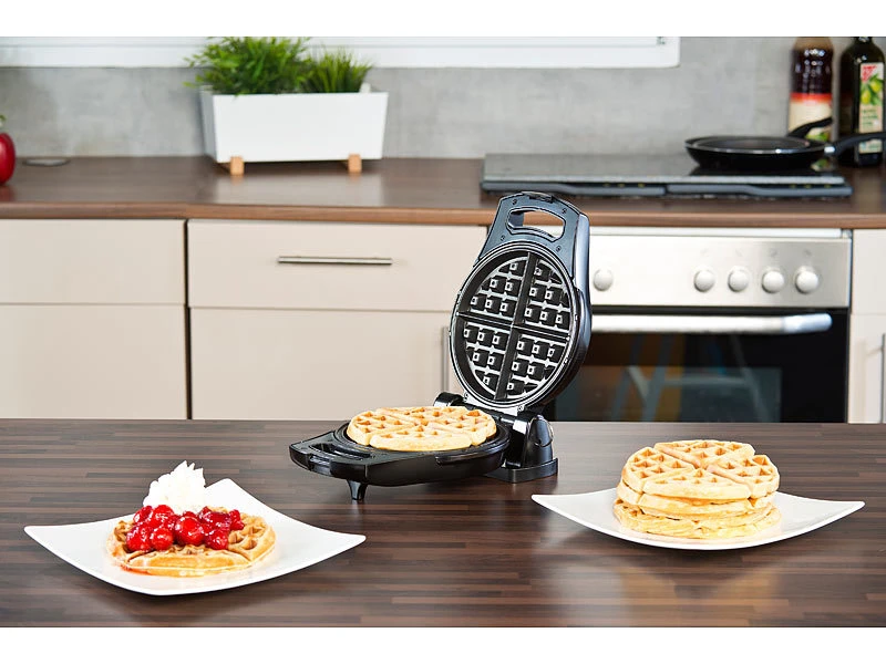 Rosenstein & Söhne Waffelautomat:Wendbares Waffeleisen Mit Stufenloser Temperatur-Regelung, 875 Watt 8 Rosenstein & Söhne Waffelautomat:Wendbares Waffeleisen Mit Stufenloser Temperatur-Regelung, 875 Watt – Bild 8
