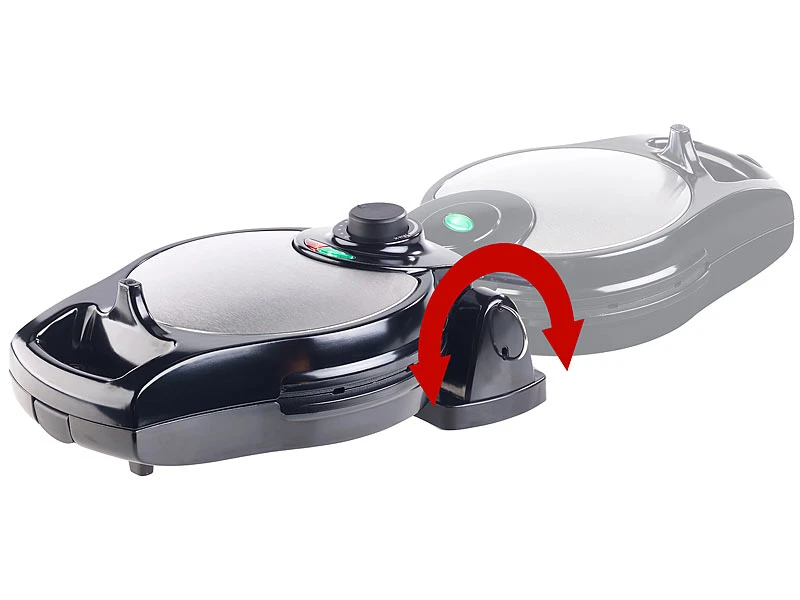 Rosenstein & Söhne Waffelautomat:Wendbares Waffeleisen Mit Stufenloser Temperatur-Regelung, 875 Watt 3 Rosenstein & Söhne Waffelautomat:Wendbares Waffeleisen Mit Stufenloser Temperatur-Regelung, 875 Watt – Bild 3