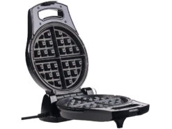 Alternative view of Rosenstein & Söhne Waffelautomat:Wendbares Waffeleisen Mit Stufenloser Temperatur-Regelung, 875 Watt