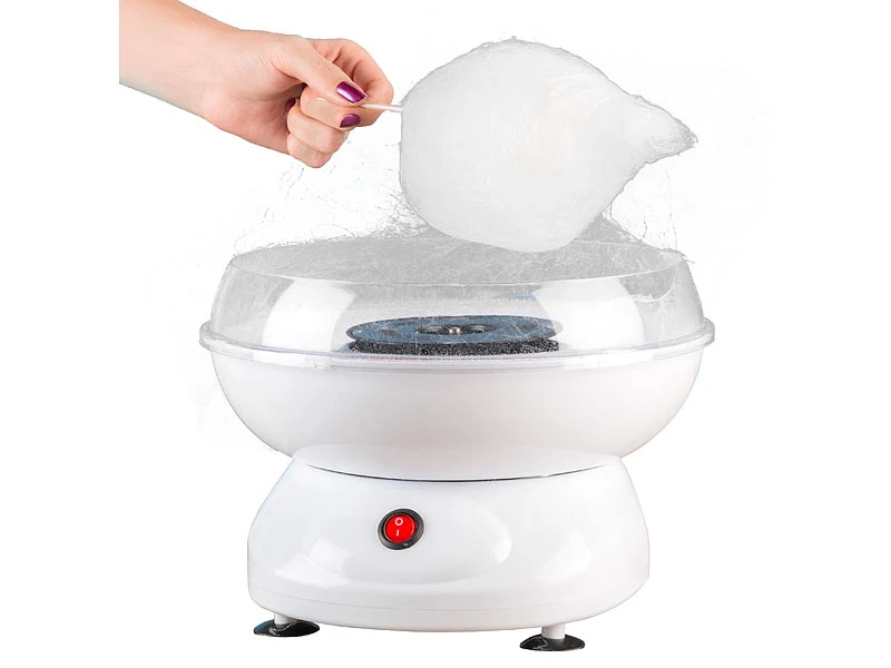 Rosenstein & Söhne Zuckerwattemaschine:Zuckerwatte-Maschine Mit Spülmaschinenfesten Aufsätzen, 500 Watt 1 Rosenstein & Söhne Zuckerwattemaschine:Zuckerwatte-Maschine Mit Spülmaschinenfesten Aufsätzen, 500 Watt