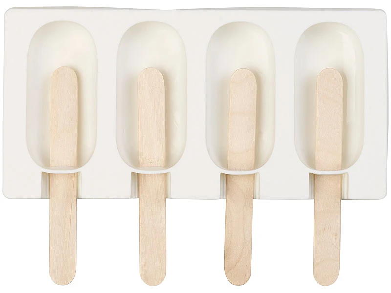 Rosenstein & Söhne Silikonform Eis Am Stiel:3 Silikon-Formen Für 12 Eis Am Stiel, Je 70 Ml, Mit 72 Holzstielen 8 Rosenstein & Söhne Silikonform Eis Am Stiel:3 Silikon-Formen Für 12 Eis Am Stiel, Je 70 Ml, Mit 72 Holzstielen – Bild 8