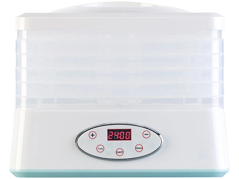 Rosenstein & Söhne Dörrgerät:Dörrautomat Mit 5 Dörr-Einsätzen & 24-Stunden-Timer, 35 - 70 °C, 250 W 9 Rosenstein & Söhne Dörrgerät:Dörrautomat Mit 5 Dörr-Einsätzen & 24-Stunden-Timer, 35 - 70 °C, 250 W – Bild 9